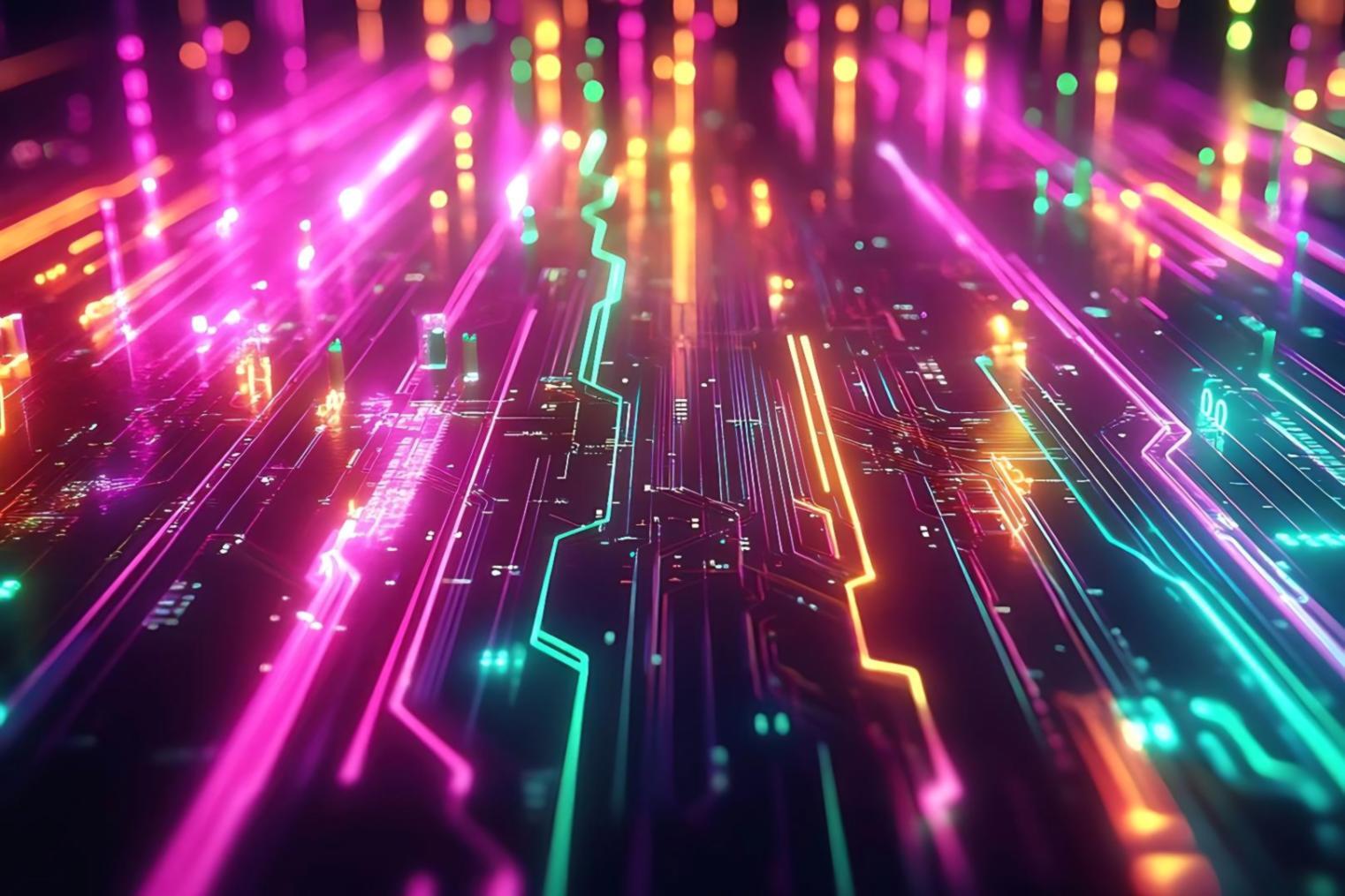 Analityk finansowy pracujący z danymi predyktywnego AI